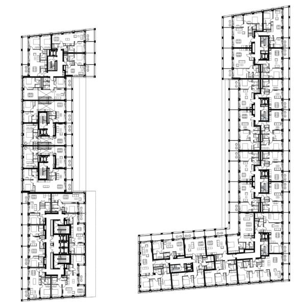 Max Dudler - Scheldehof Residence (Stefan Müller)