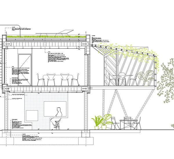 Langarita Navarro Arquitectos - Casa Doble (Luis Diaz Diaz)