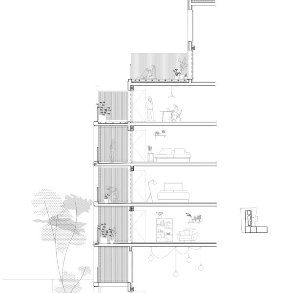 Rémy MARCIANO architecte - Edificio Mixto Mediterráneo Alpha XXL (Stéphane Aboudaram - we are content (s))