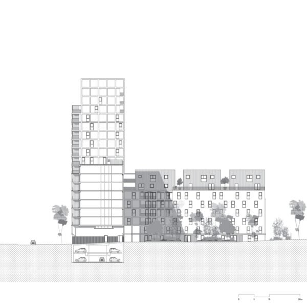 Rémy MARCIANO architecte - Edificio Mixto Mediterráneo Alpha XXL (Stéphane Aboudaram - we are content (s))