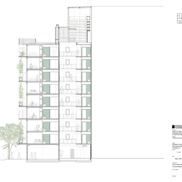 Urbanitree - 40 viviendas sociales en Verneda i La Pau (Adrià Goula)