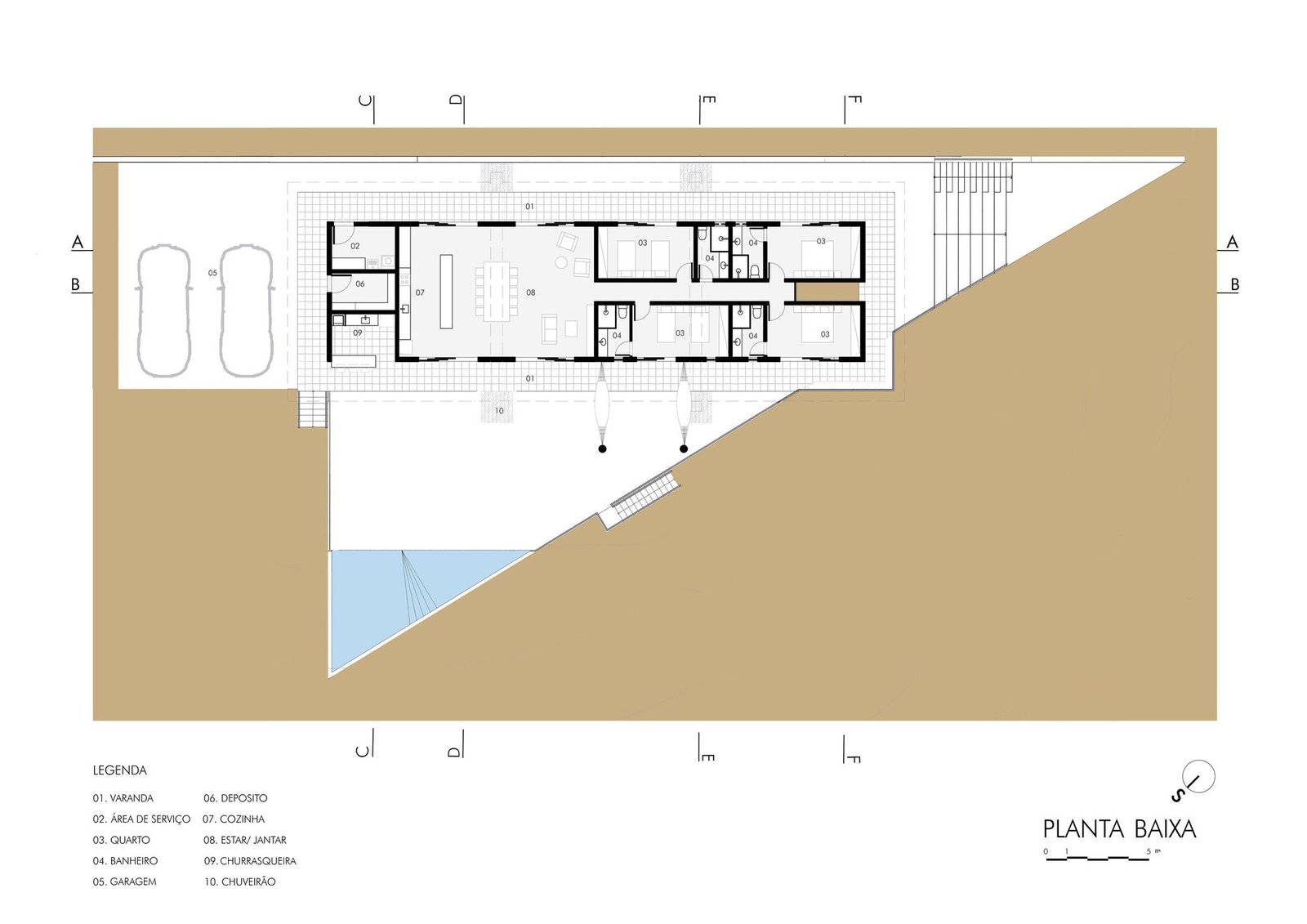 Lins Arquitetos Associados Casa Arajara Joana França AeB (39)