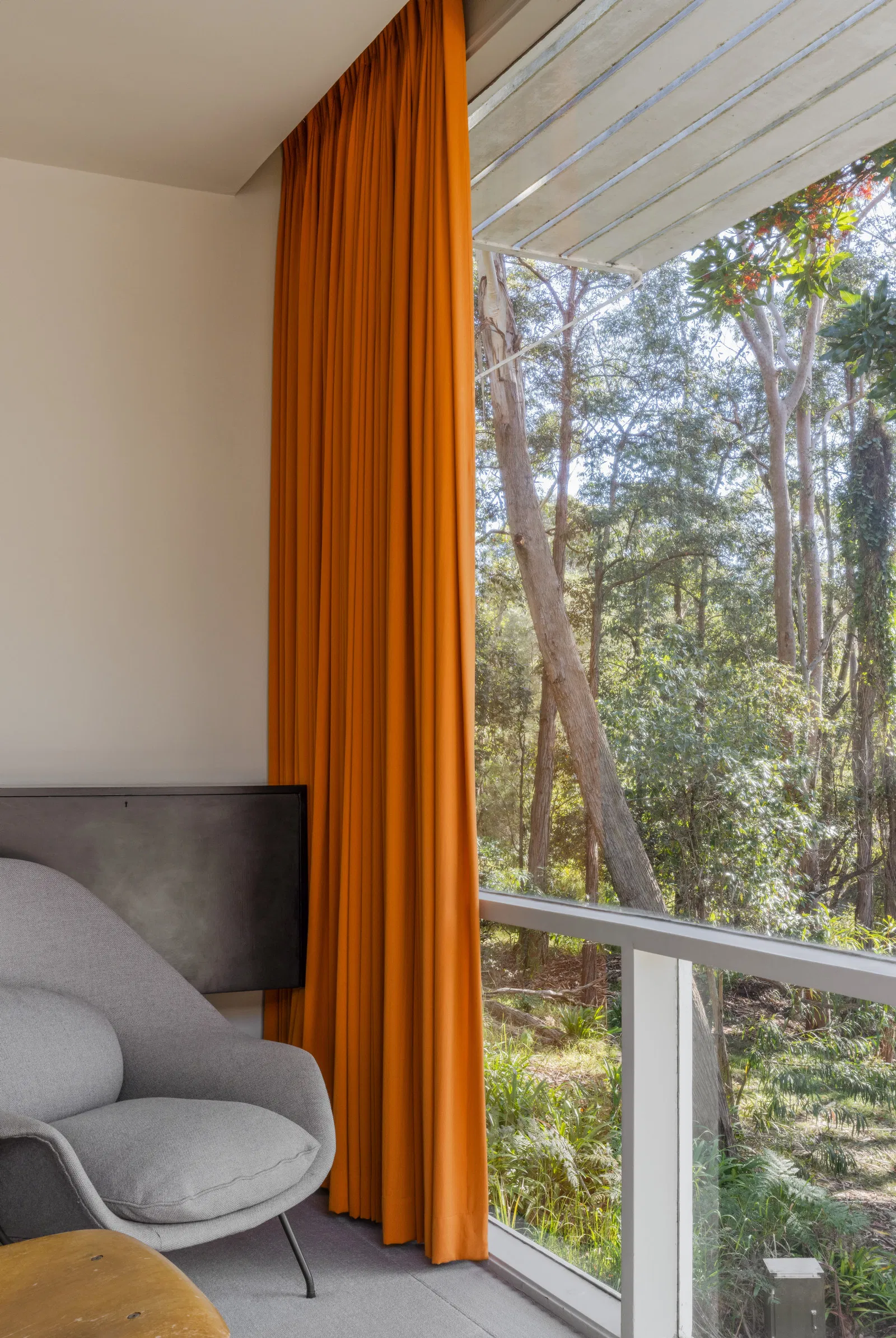 dormitorio de Rose Seidler House.