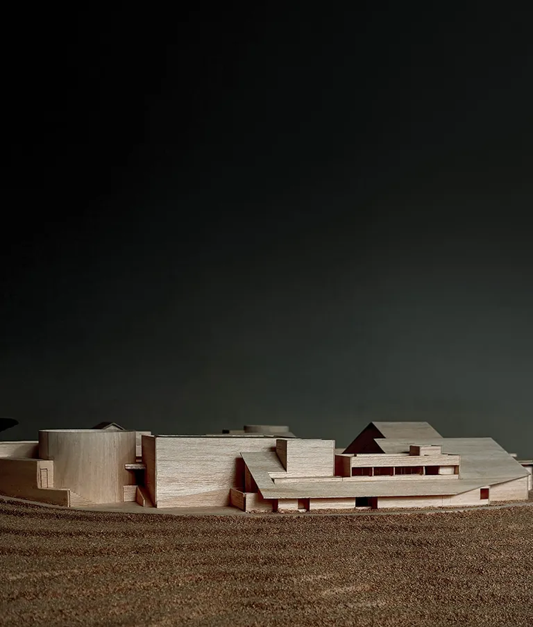 Maqueta de Andra Matin expuesta en Architecture in Scale en Jia Curated 2026