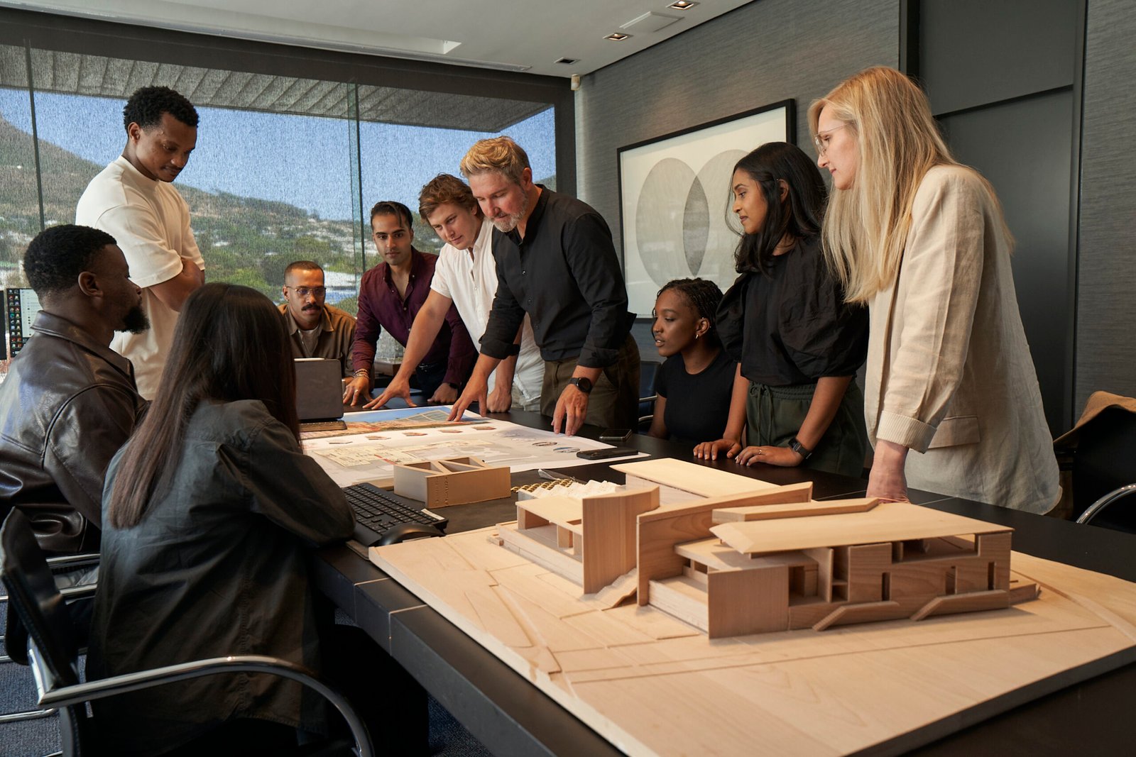 Equipo del estudio de arquitectura SAOTA en Ciudad del Cabo
