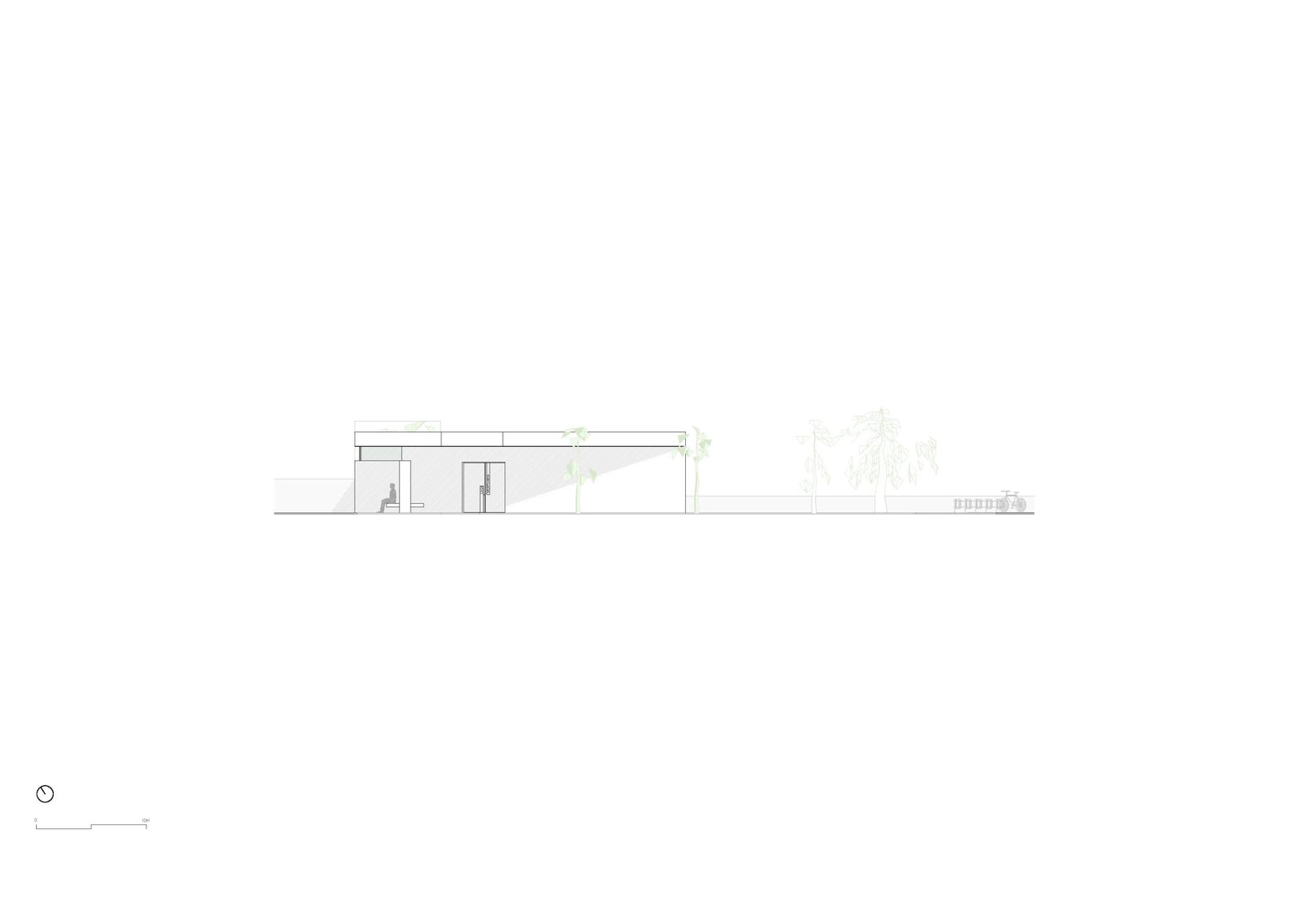 Casa Mortuária_comunicação_alçado nascente