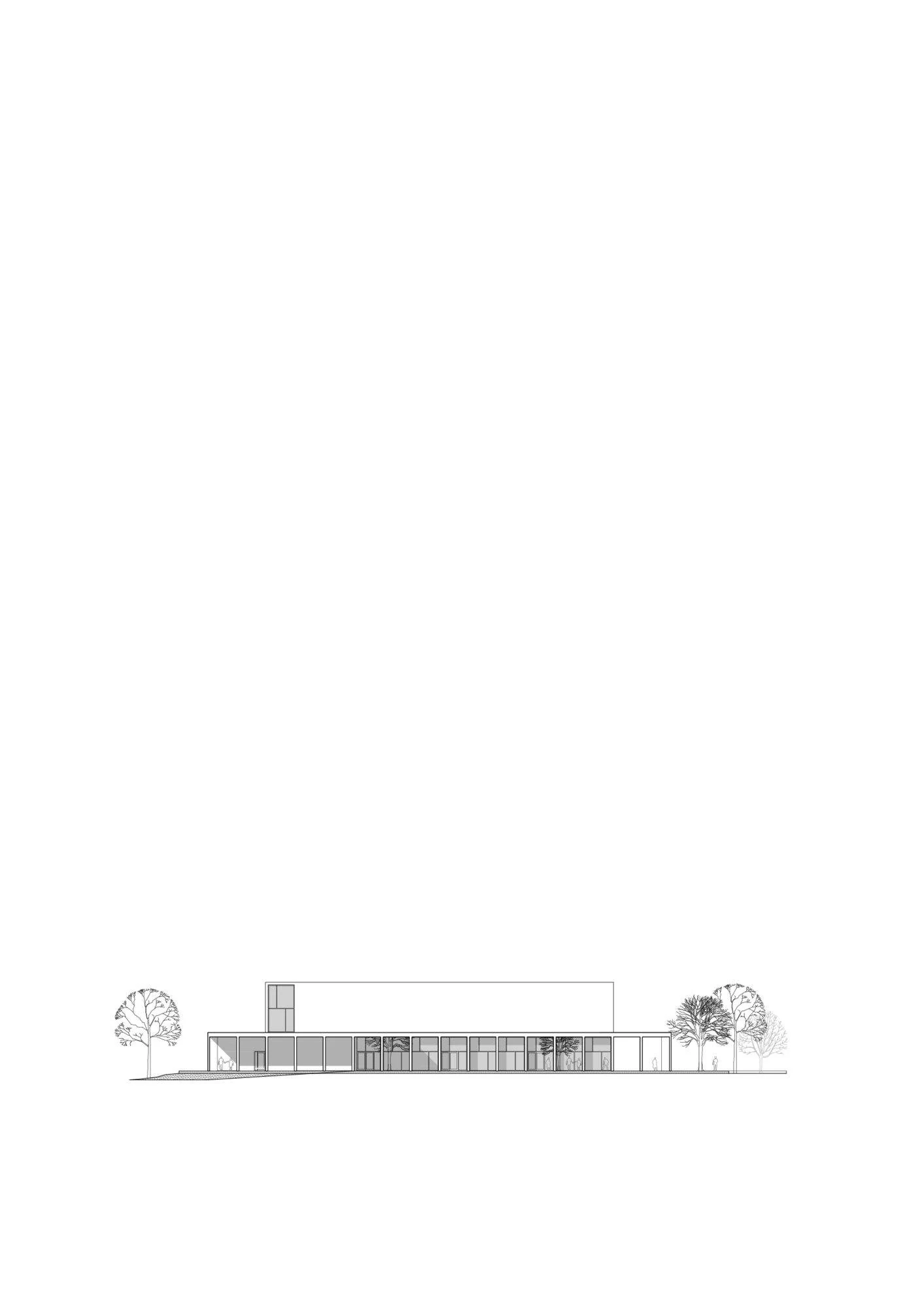 Sección del conjunto arquitectónico de Centro de convenciones de Cafayate, de Ignacio Carón, Fabio Estremera, Andrés Francesconi, Ezequiel Spinelli